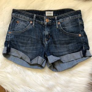 Hudson Jeans Women's Blue Denim Shorts